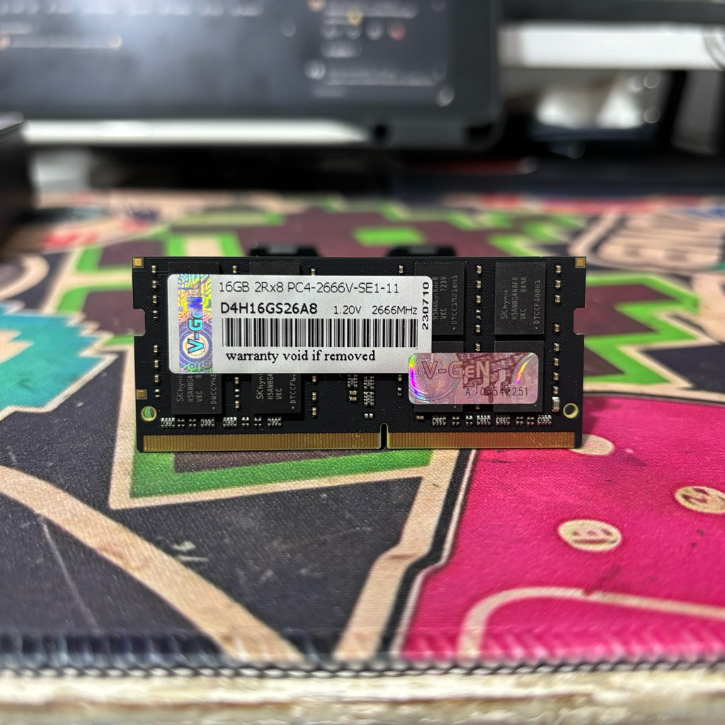 SODDIM DDR4 16GB PC 21300/2666 VGEN RAM LAPTOP 2666MHz