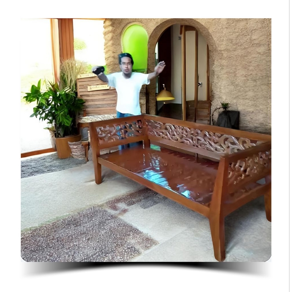 BANGKU BALE BALE BANGKU SANTAI KAYU JATI