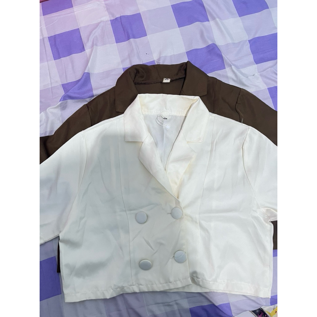 Preloved Blazer Crop