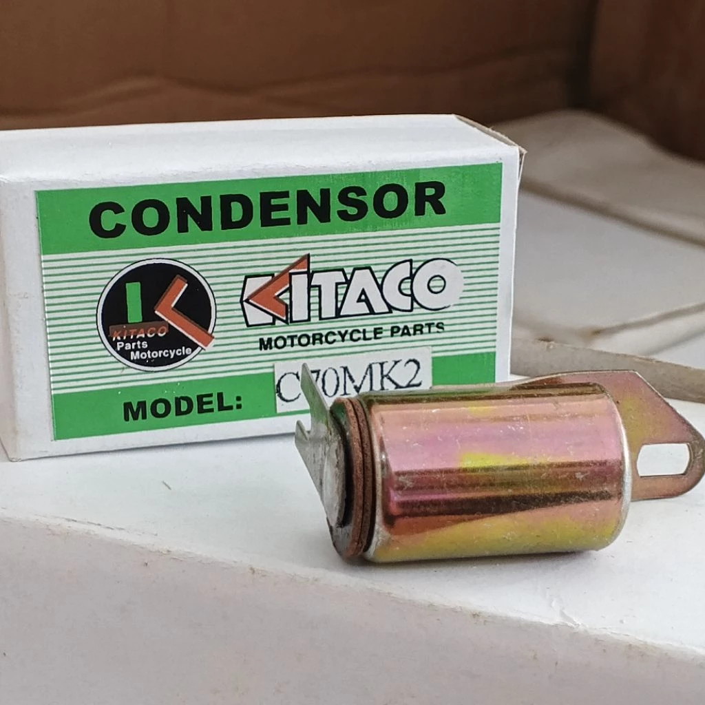 KONDENSOR C70MK2 c70 c 70 condensor alat ikan hama kitaco kitako platina motor bebek klasik
