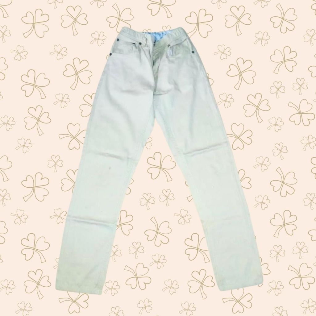 Preloved Celana Jeans Lurus Wanita | Warna  Abu abu