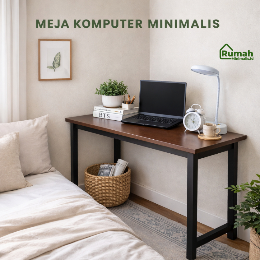 Meja Komputer Minimalis / Meja Belajar Minimalis / Meja Kerja / Meja Laptop Modern