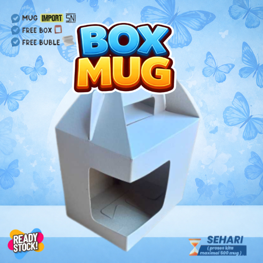 BOX MUG / KOTAK MUG / BOX MUG POLOS / BOX MURAH / PACKING