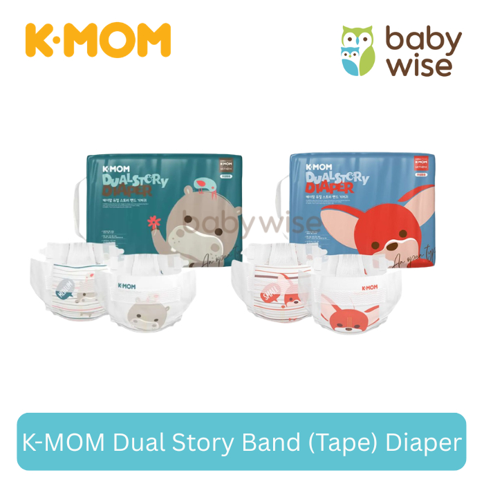 K-MOM Dual Story Band (Tape) Diaper
