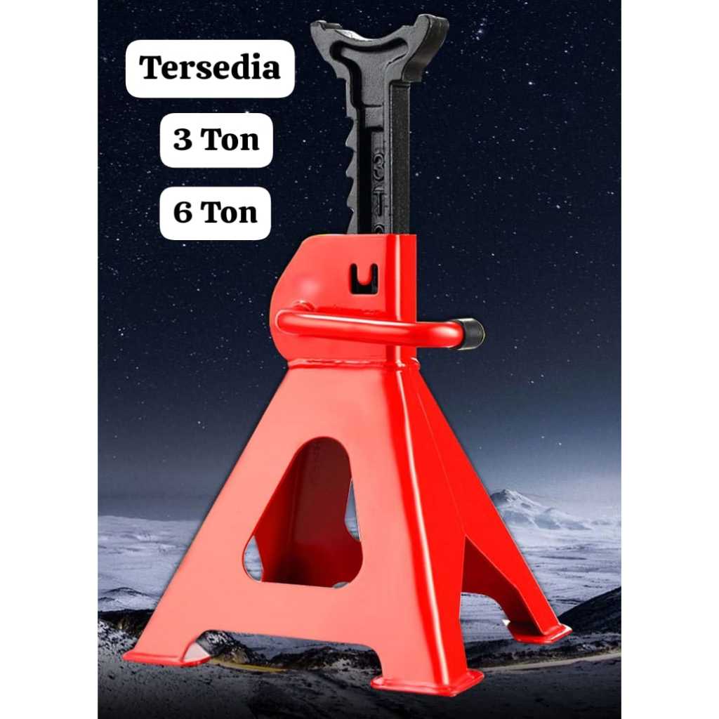 Dongkrak Mobil 3 Ton / Jack Stand 3 Ton / dongkrak tahanan mobil 3Ton - Dongkrak Y 3Ton -  1Pcs