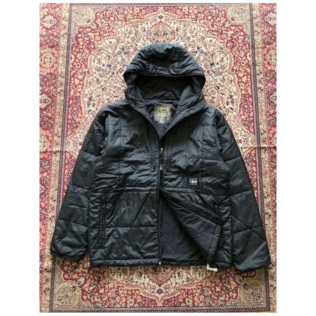 Vintage stussy warm padded jacket Vintage Stussy winter jacket  i117