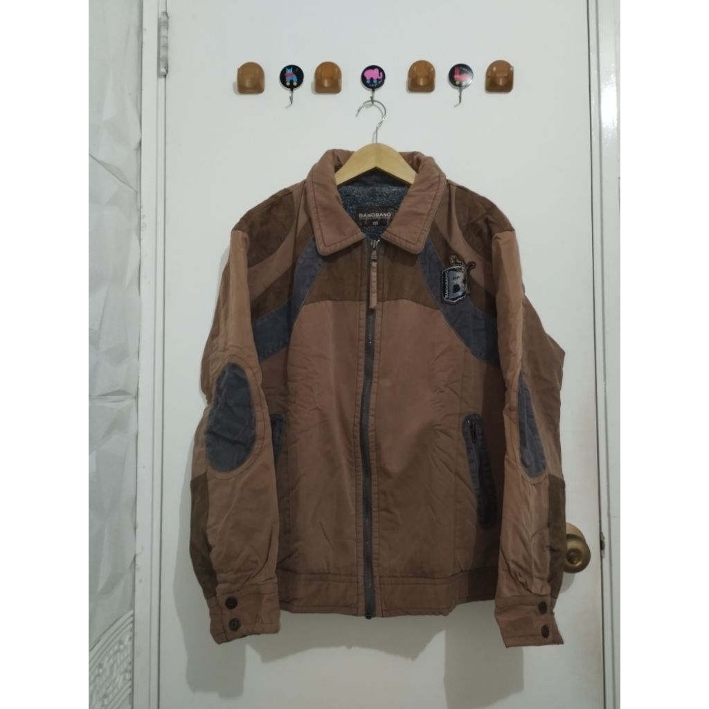 Jaket Casual Bang Bang Sherpa Suede Mix Corduroy