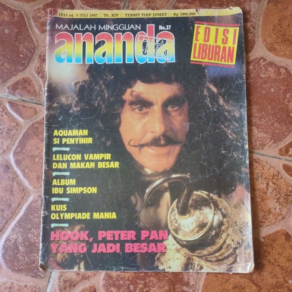 MAJALAH MINGGUAN ANAK- - ANAK " ANANDA " KELUARAN 9 JULI 1992