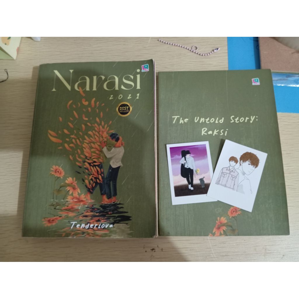 preloved novel narasi 2021 + the untold story raksi by tenderlova