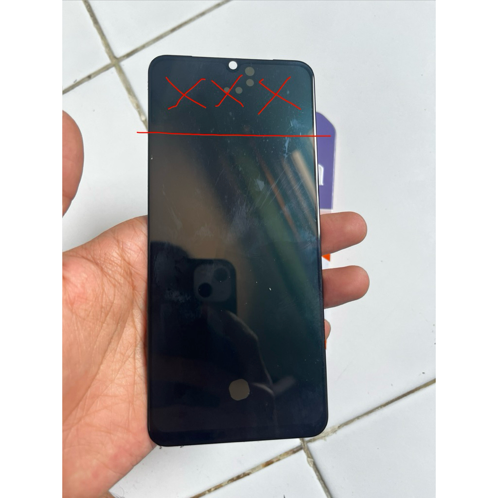 LCD Vivo V23e Original Copotan Minus