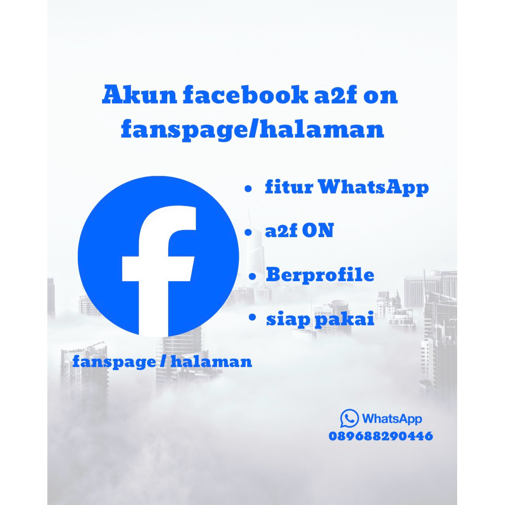 fb fanspage/halaman + fitur wa