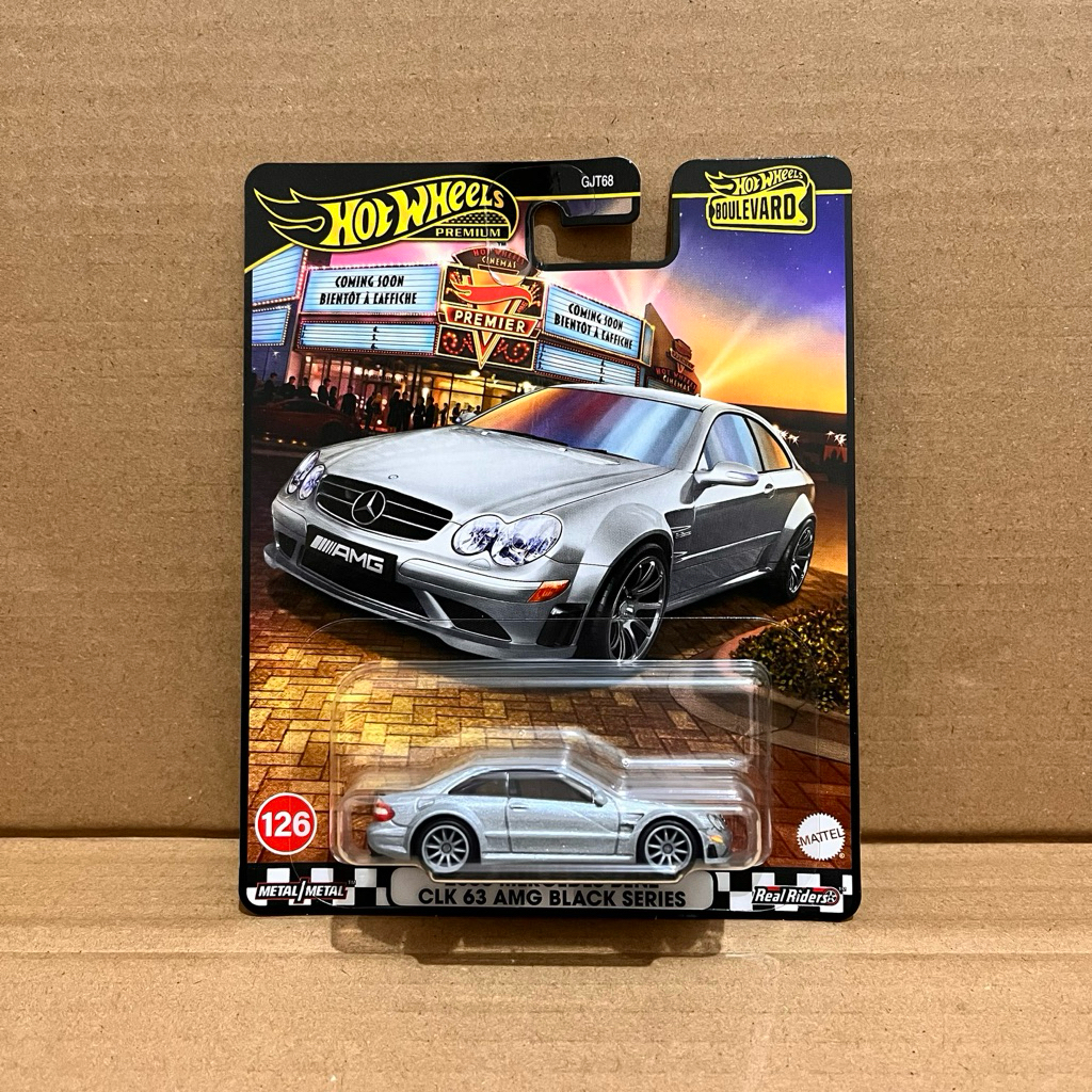 Hot Wheels Premium Boulevard 2008 Marcedez-Benz CLK 63 AMG Black Series