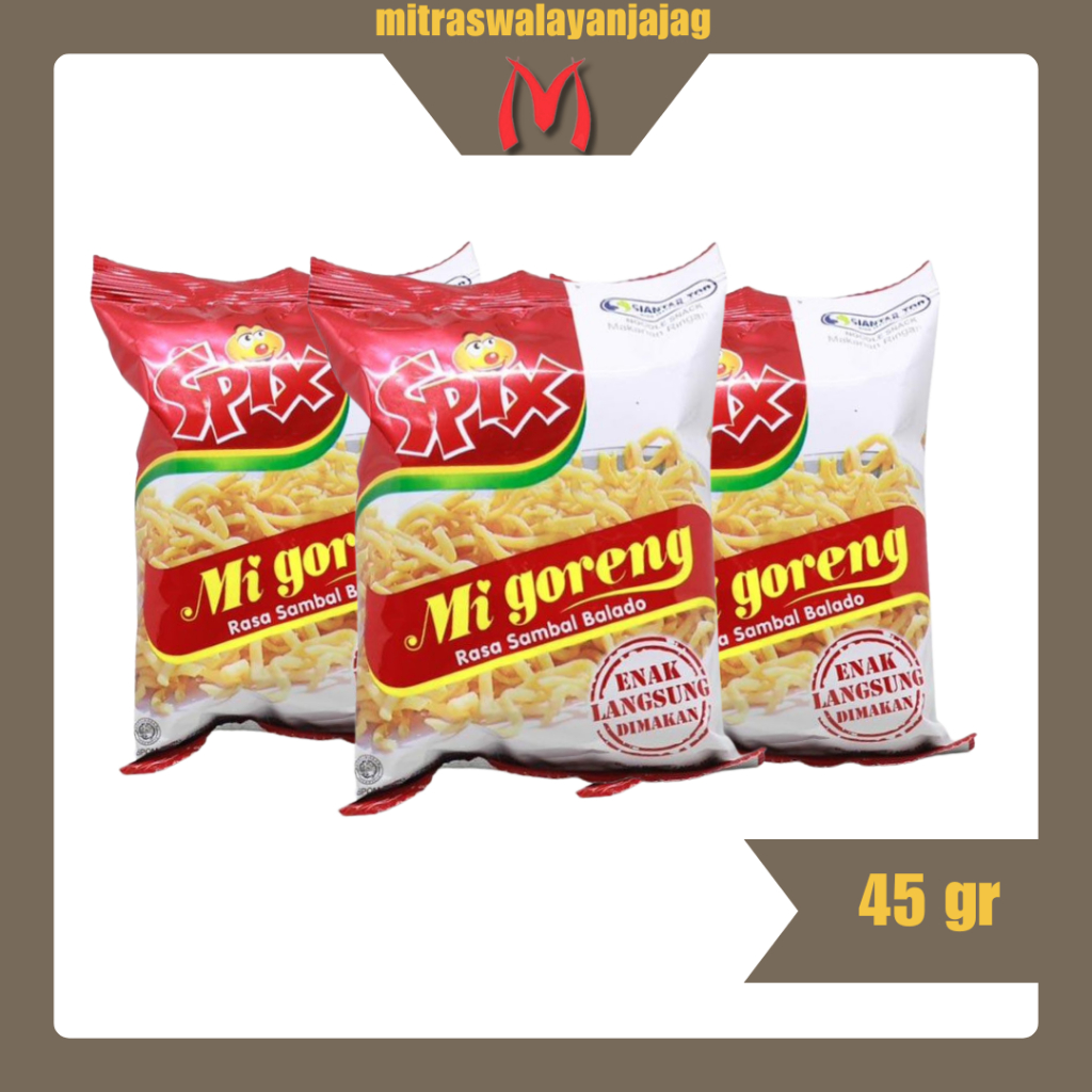 Spix Mie Goreng Snack Sambal Balado 45 Gram