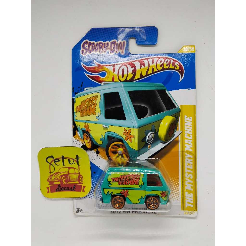 HOT WHEELS HOTWHEELS MYSTERY MACHINE SCOOBY DOO 2012 HW PREMIERE HIJAU GREEN