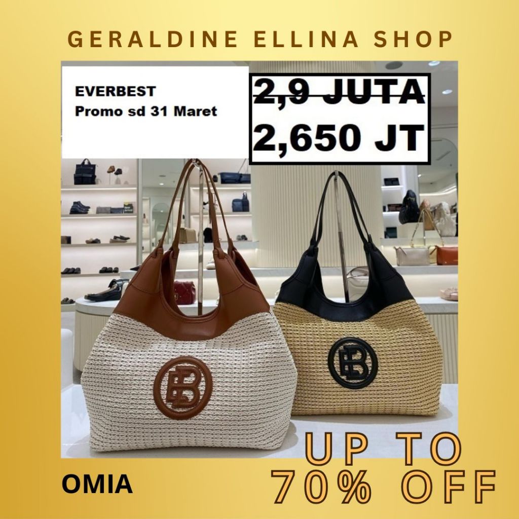 Tas selempang wanita EVERBEST shoulder bag original SALE seri OMIA