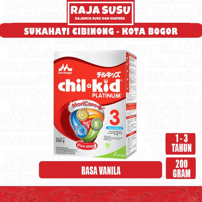CHILKID PLATINUM VANILA 200 GR - RAJA SUSU