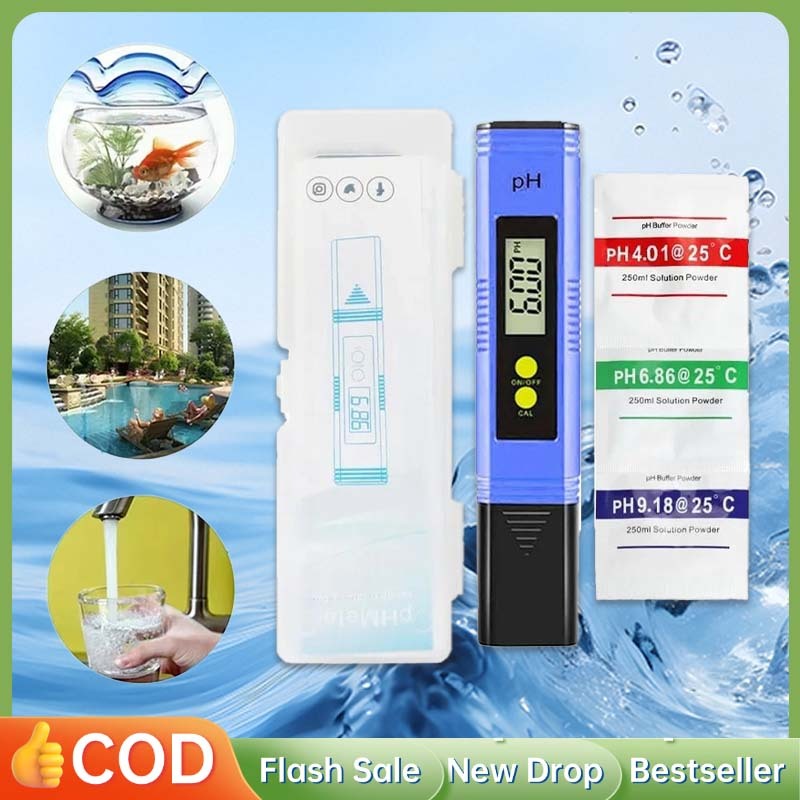 Tds Meter Hidroponik Tds Meter Dan Ph Meter Pengukur Ph Air Alat Cek Ph Air