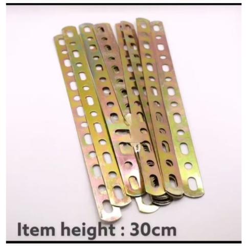 Plat Bolong Kuning Tipis / Panel Plat Lubang Serbaguna 30cm Knalpot Motor