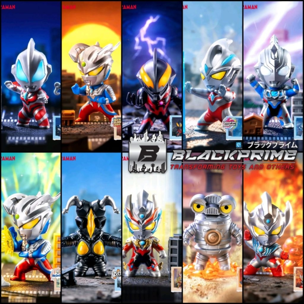 Blokees Ultraman Mojipod Diorama Ultraman Metro Guardian Blind Box Model Kit