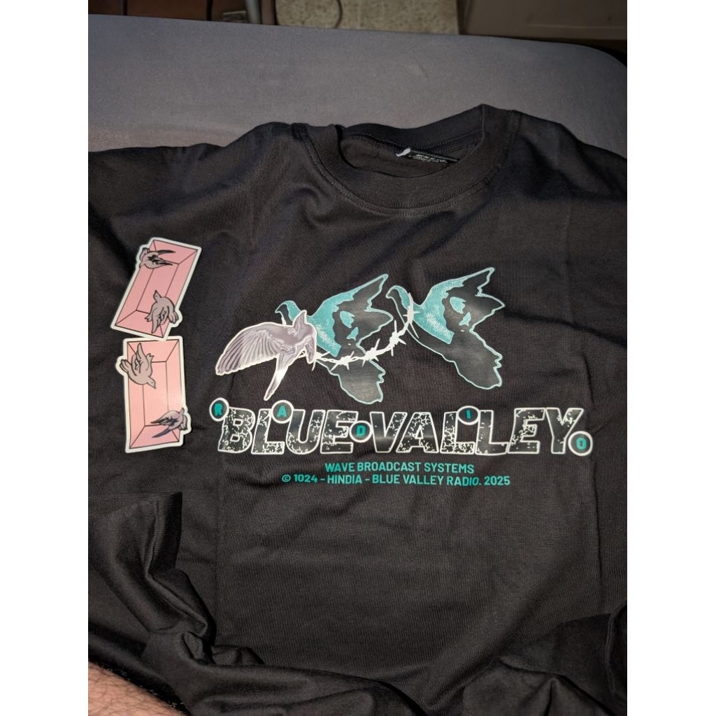Merch Hindia Blue Valley Radio black