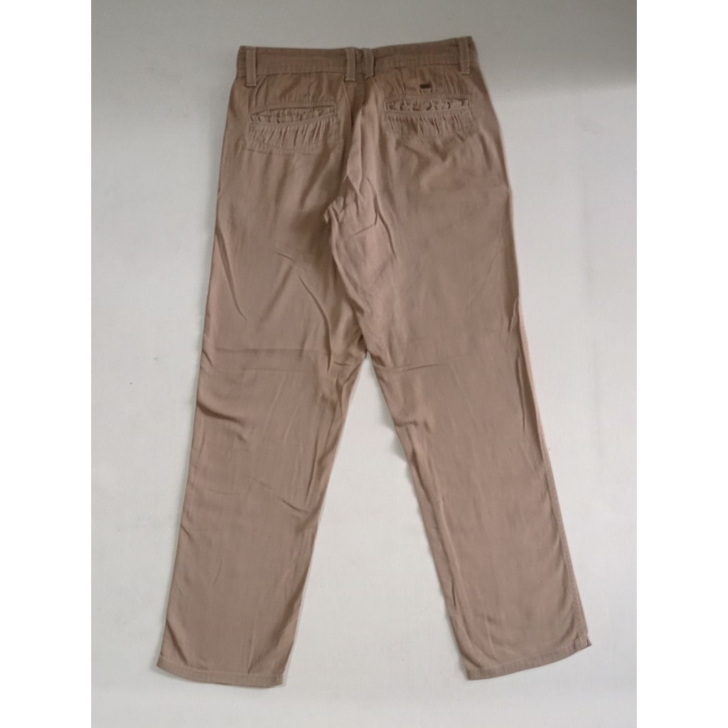 Celana Chino Slim Fit Coklat Muda Khaki Cream Size 29 Brand Forex Second Brand Forex