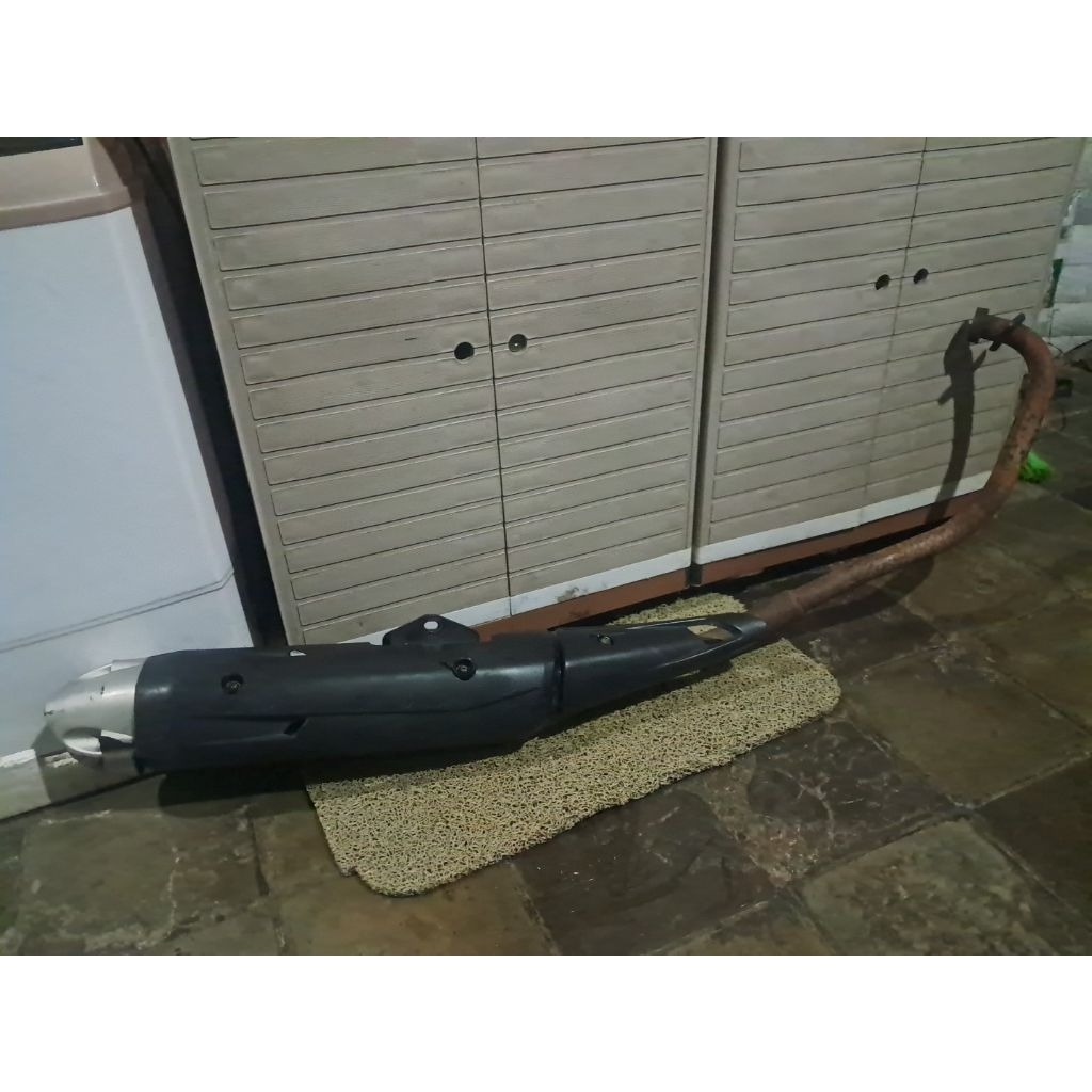 Knalpot mx King yamaha Jupiter mx King original ori copotan standar fullsystem fullset tinggal pasan