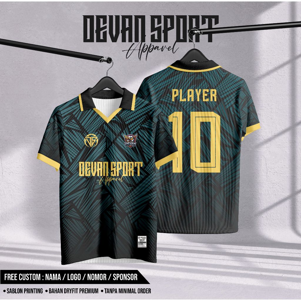 Jersey Futsal Custom Dryfit Full Printing Anak Dewasa Banyak Ukuran