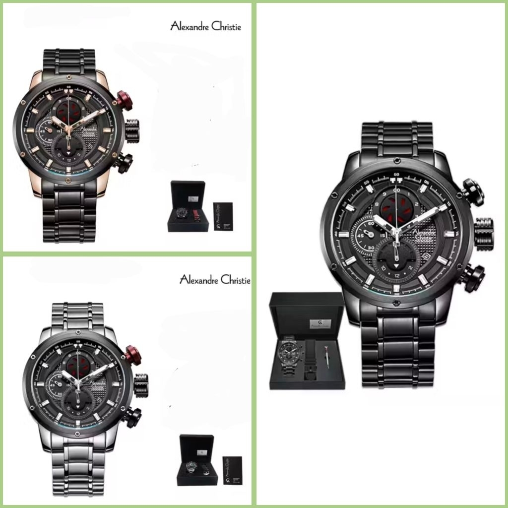 AC 6239 ALEXANDRE CHRISTIE PRIA AC 6239  JAM TANGAN PRIA ORIGINAL