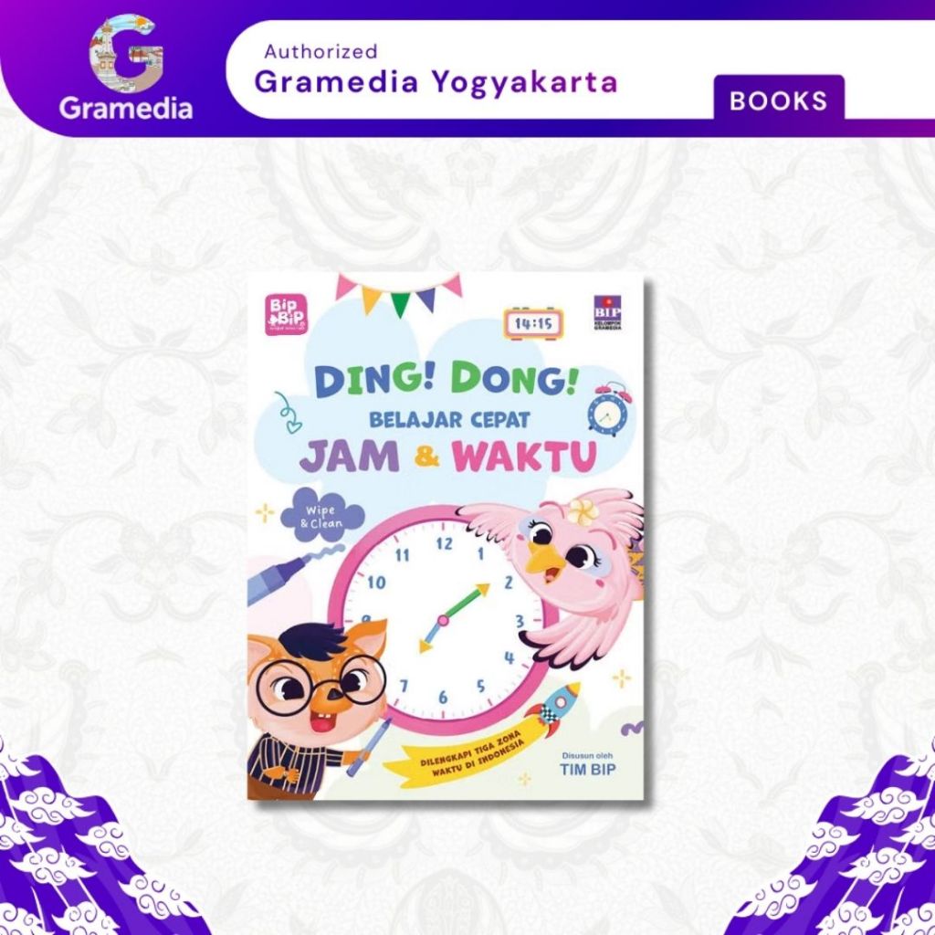 Gramedia Yogya - Ding Dong Belajar Cepat Jam dan Waktu