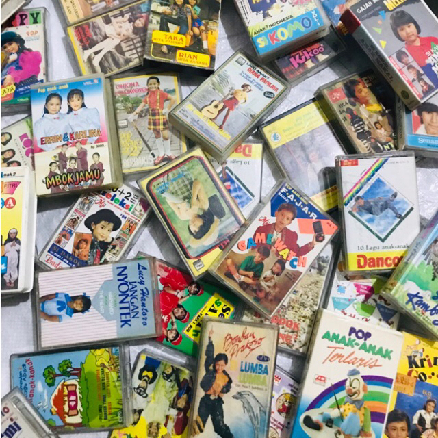 Kaset Pita Lagu Anak-Anak era 80-90an - Kaset Pita Original