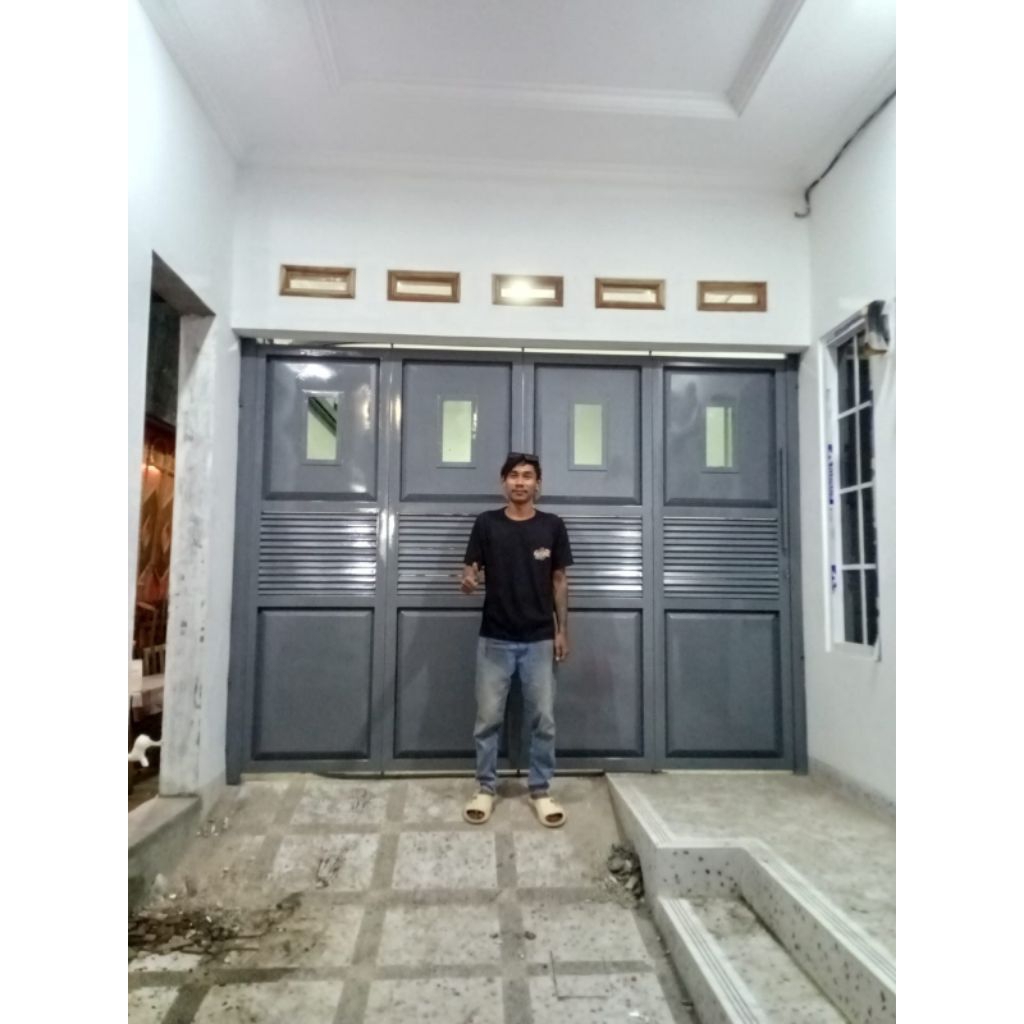 pintu garasi sleding tikung