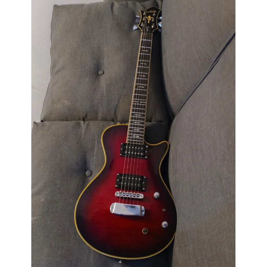 Hagstrom Ultra Swede burgundy elektrik gitar original