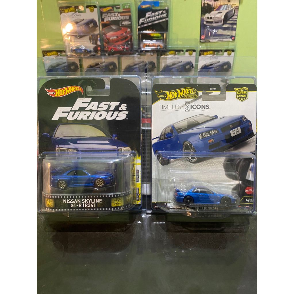 R34 movie & timeless japan stiker