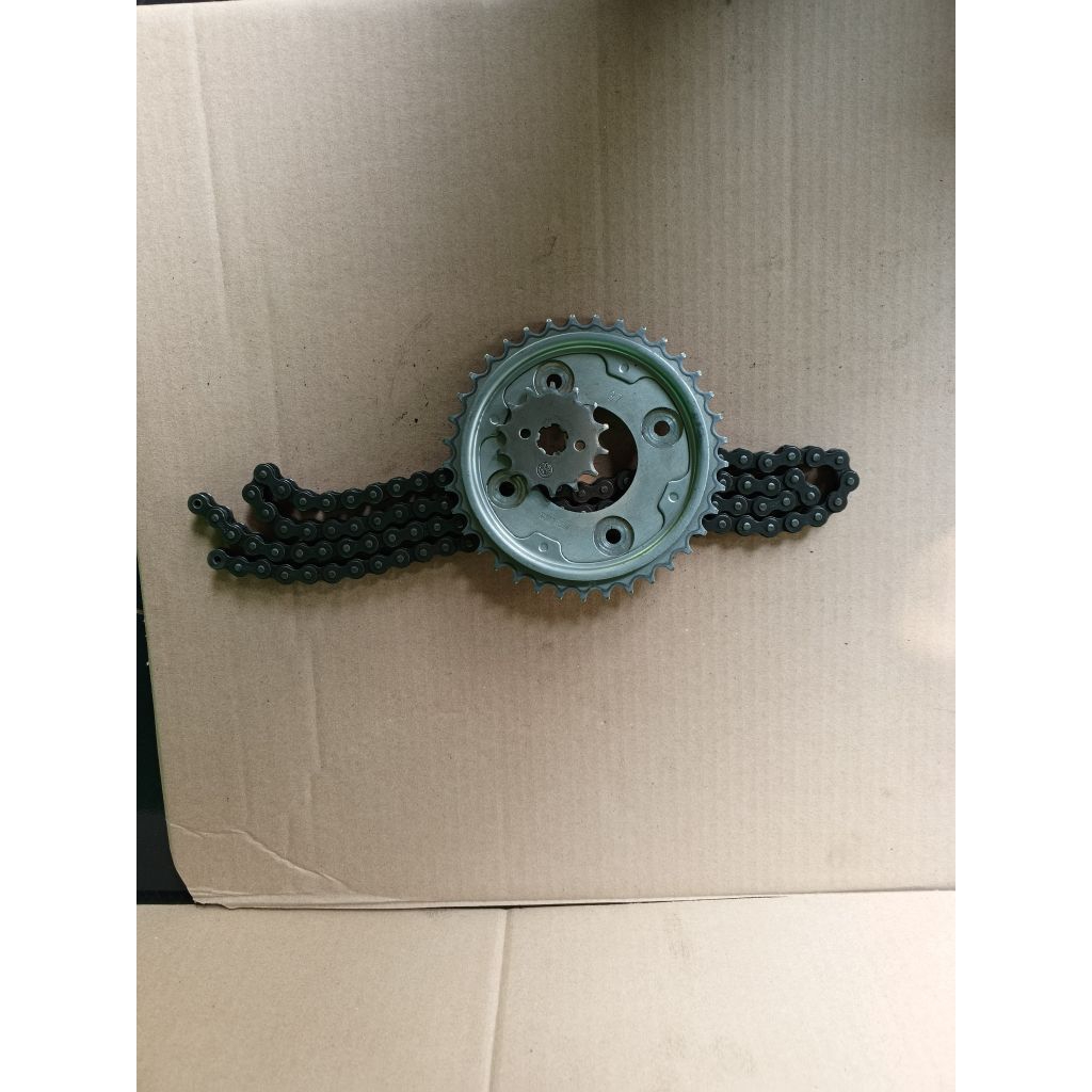 gir gear satu set rantai original tipe 420 Revo absolute, Revo lama,