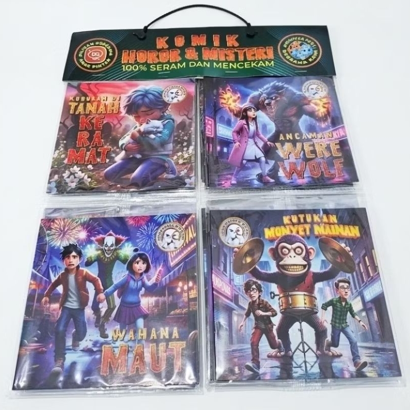 buku cerita komik seram / buku komik horror / cerita horror / komik anak murah /