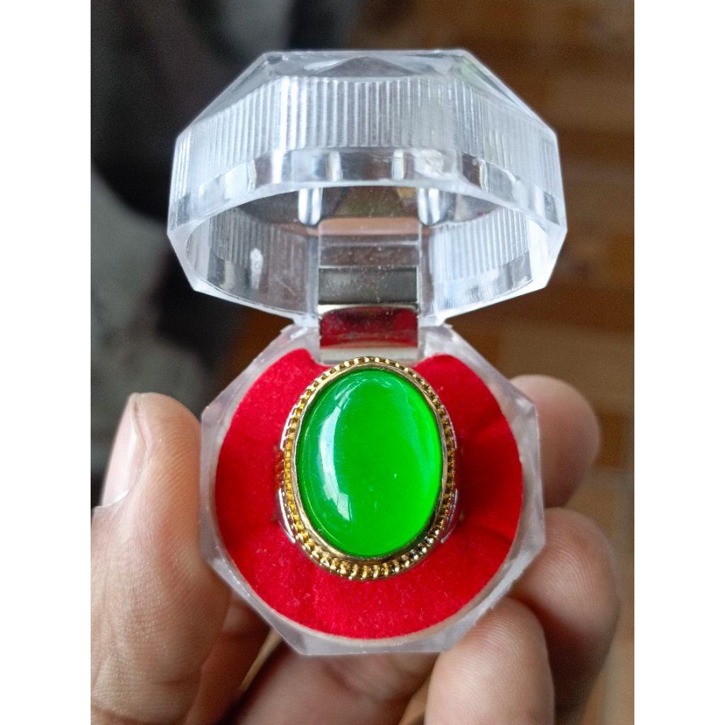 cincin batu giok burma natural grade A