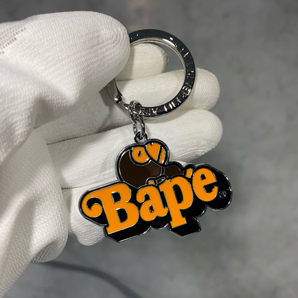 Baby Milo on BAPE Metal Keychain A Bathing Ape Gantungan Kunci