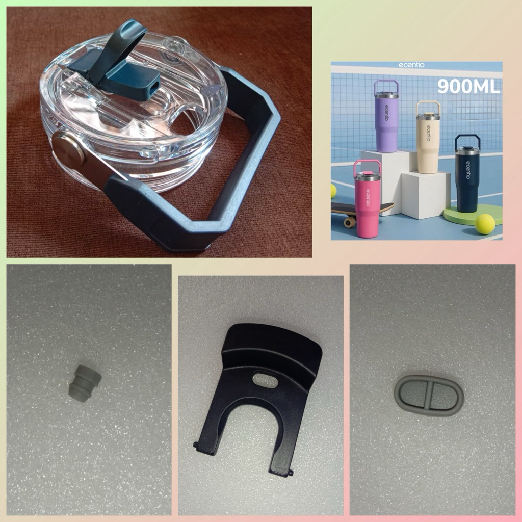 Original Tutup Tumbler Ecentio 900ml Sparepart Tumbler