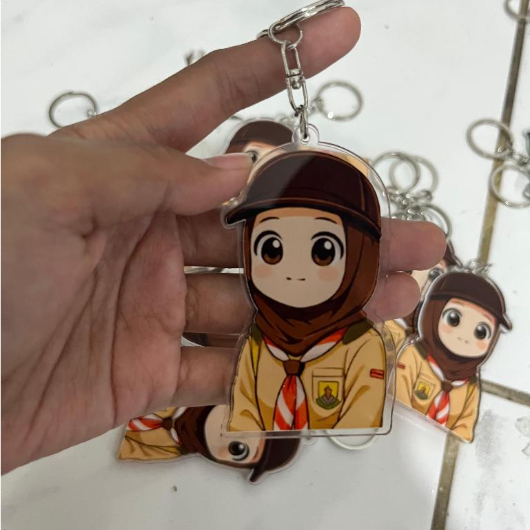 Gantungan Kunci Akrilik Custom Gantungan Kunci SATUAN Ganci Satuan