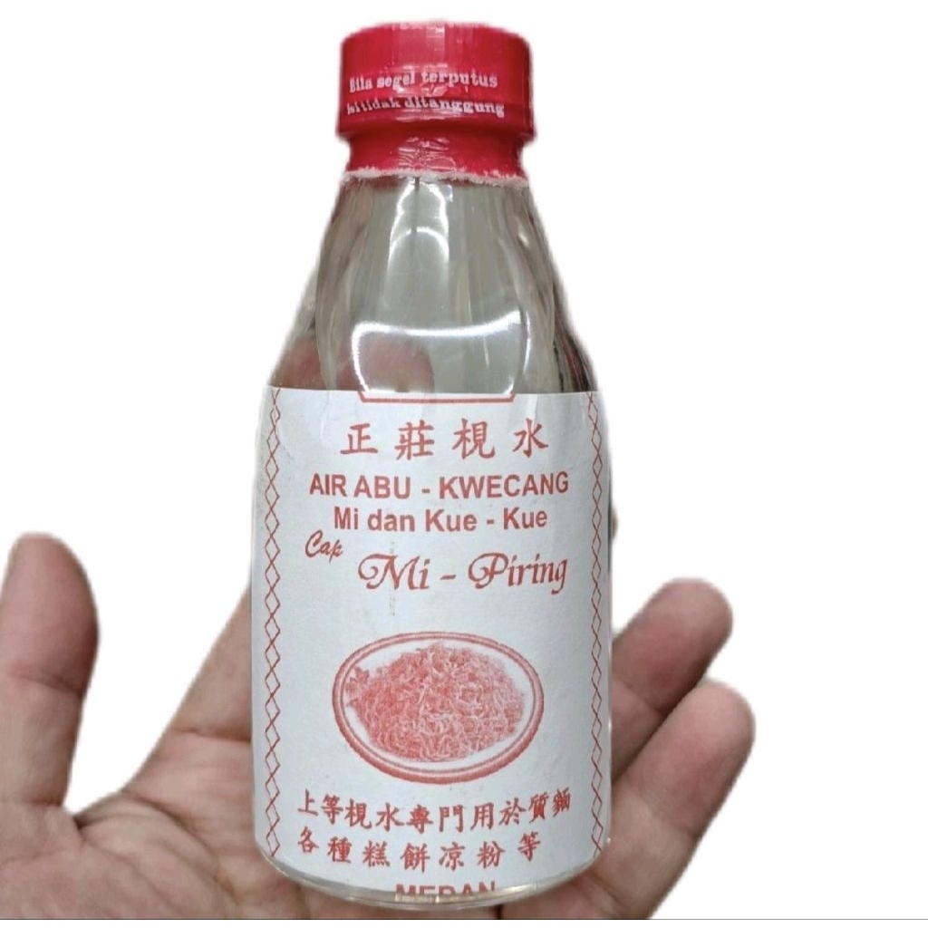 Air Abu Cap Mie Piring Botol 250ml / Cap Mie Piring Air Abu Masak Asli Medan 250ml