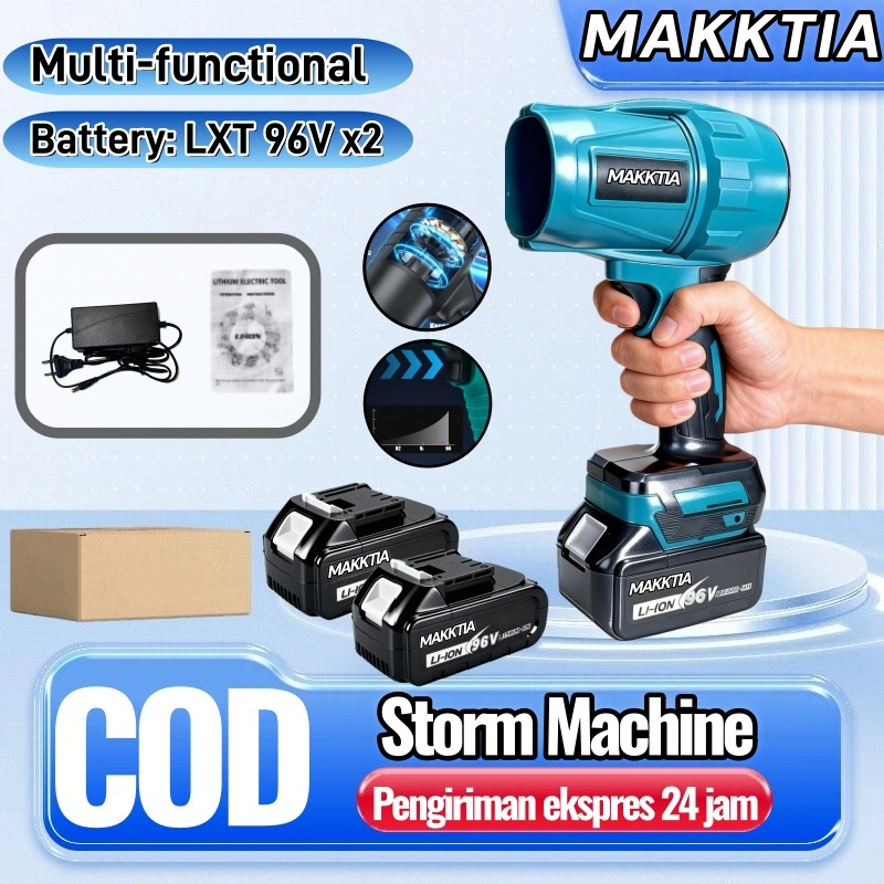Cordless Blower Brushless Mesin Blower 96V Mesin Blower Mesin Blower Angin Mini Portable  Baterai Li