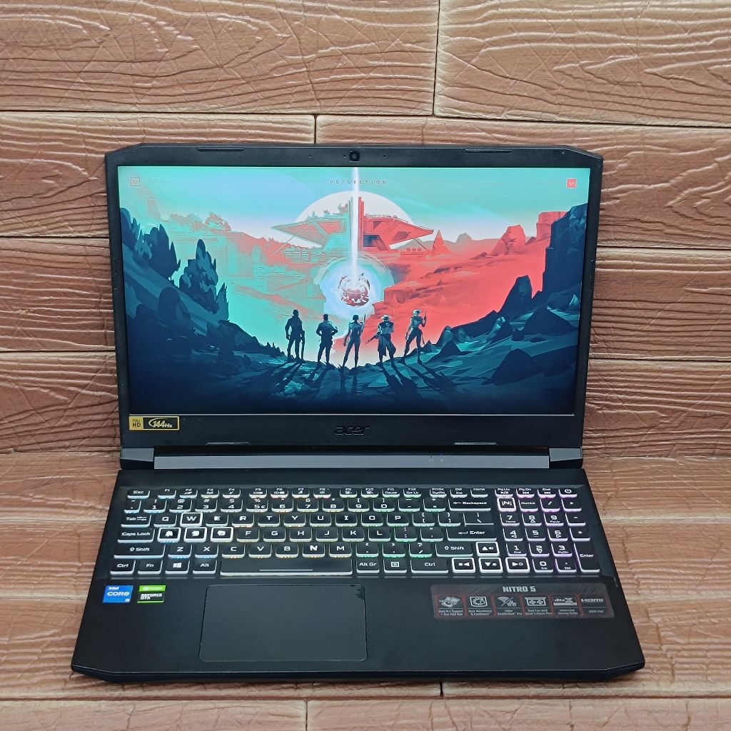 Laptop Acer NITRO 5 GAMING AN515-56 Intel Core i5-11300H RAM 8GB SSD 512GB GTX 1650 GEN11 RGB 144Hz