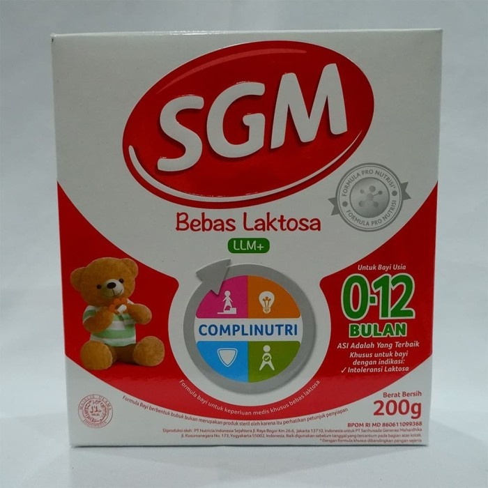 SGM LLM+ Bebas Laktosa Susu Formula 400 gram