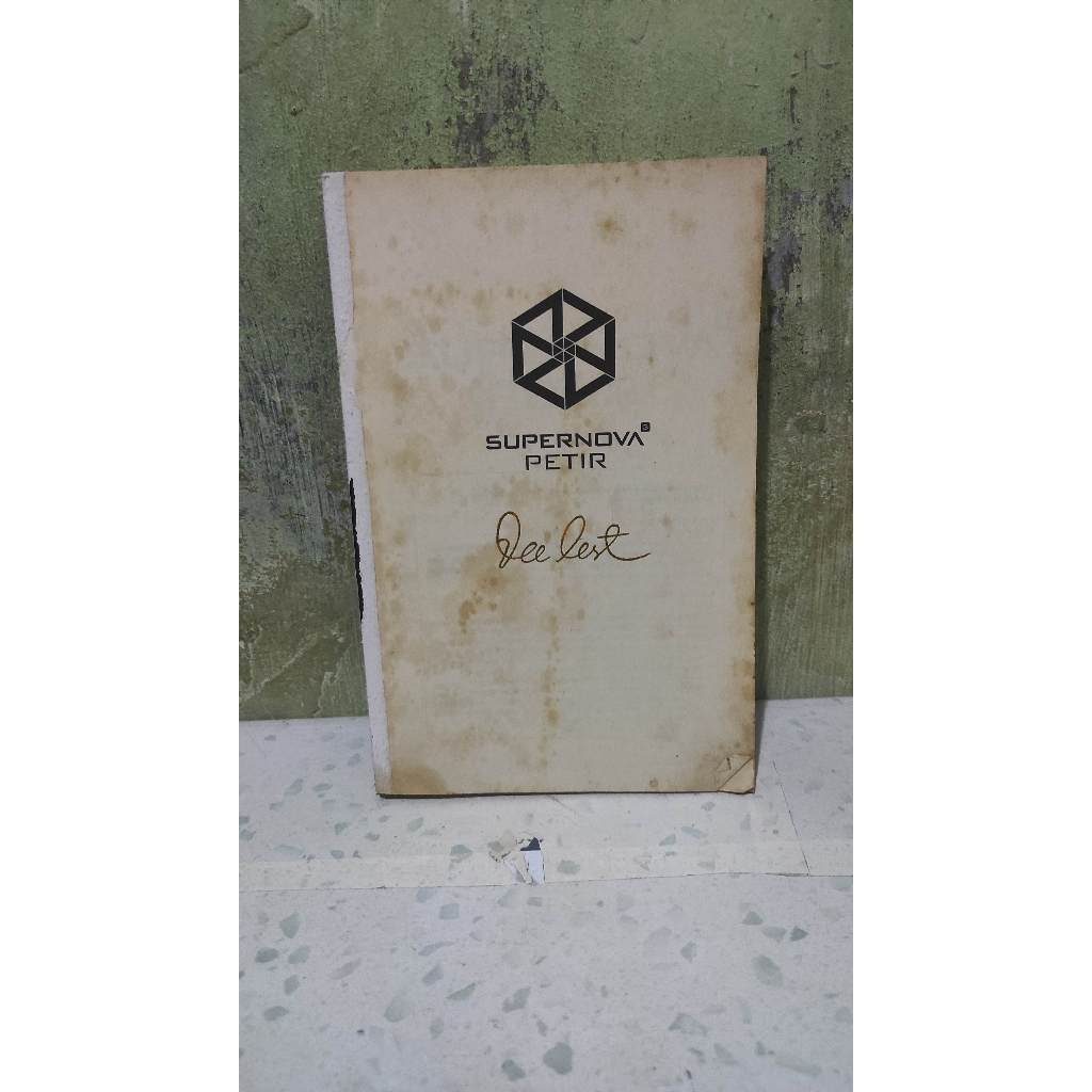 Bundle 4 Buku Supernova - Novel Supernova Petir - Dee Lestari - Novel Preloved Original