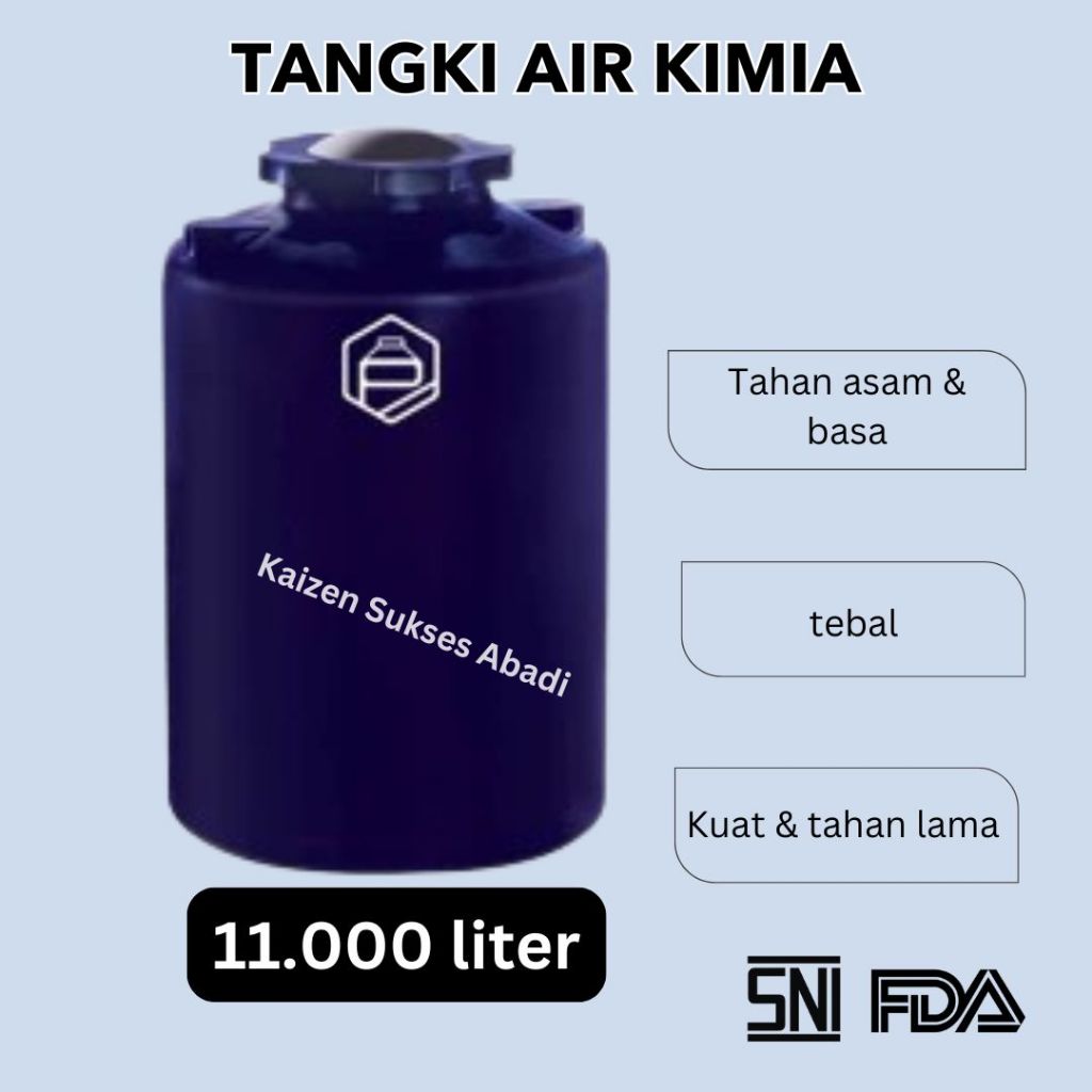 tandon tangki toren air atas rumah industri plastik cairan kimia asam basa merek profil tank TDA che