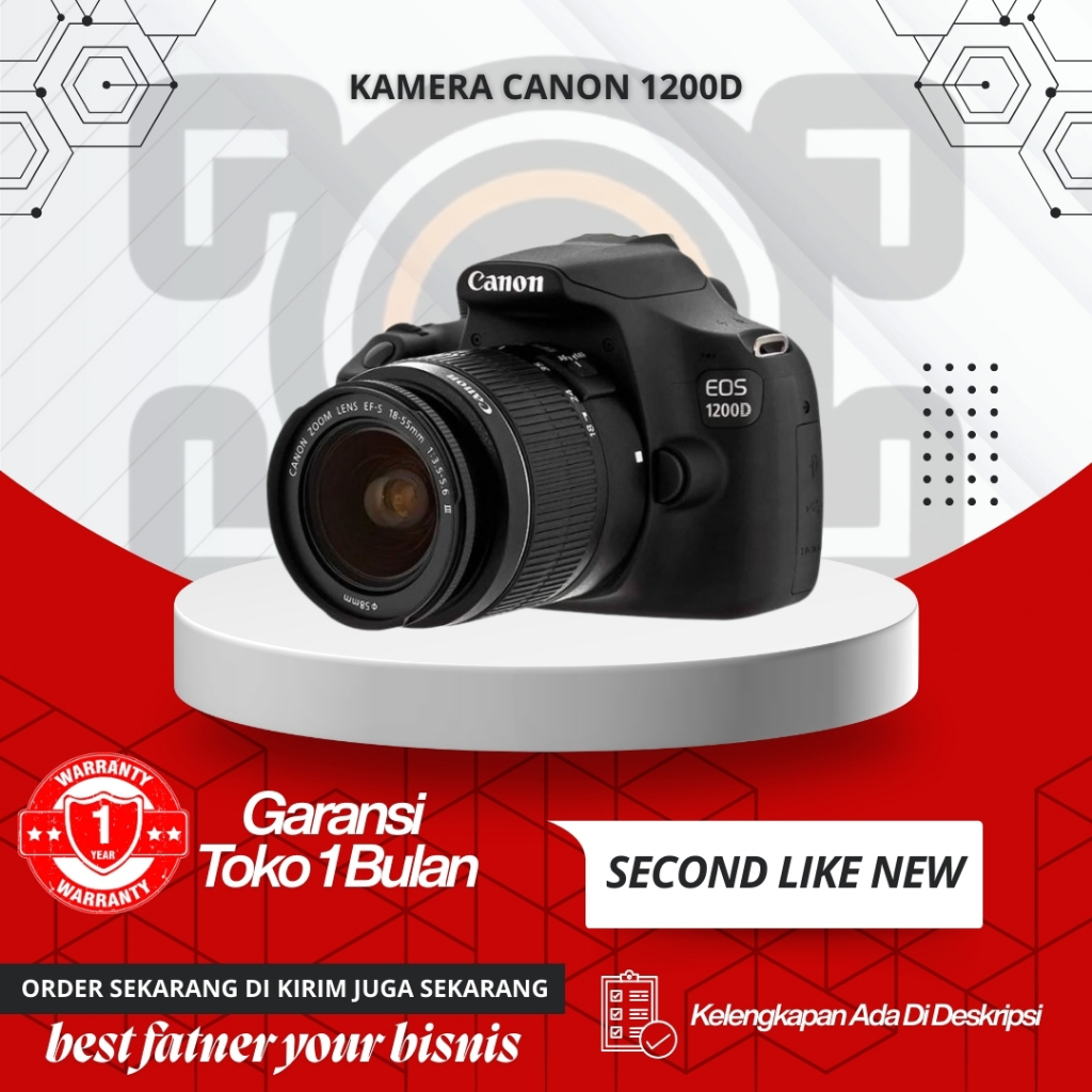 Esr - Kamera Canon 1200D Mulus Bisa Video Bonus Tas