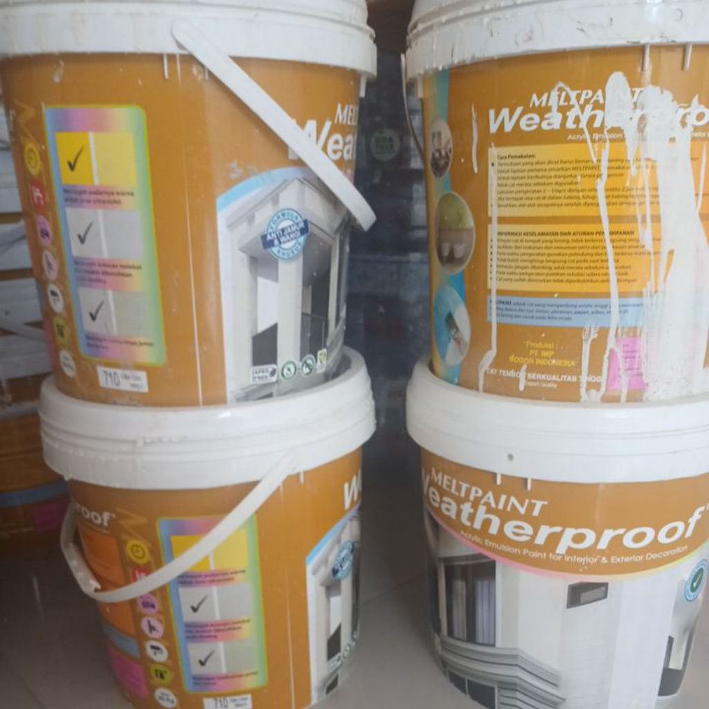 Meltpaint Weatherproof Gold Cat Tembok 20kg