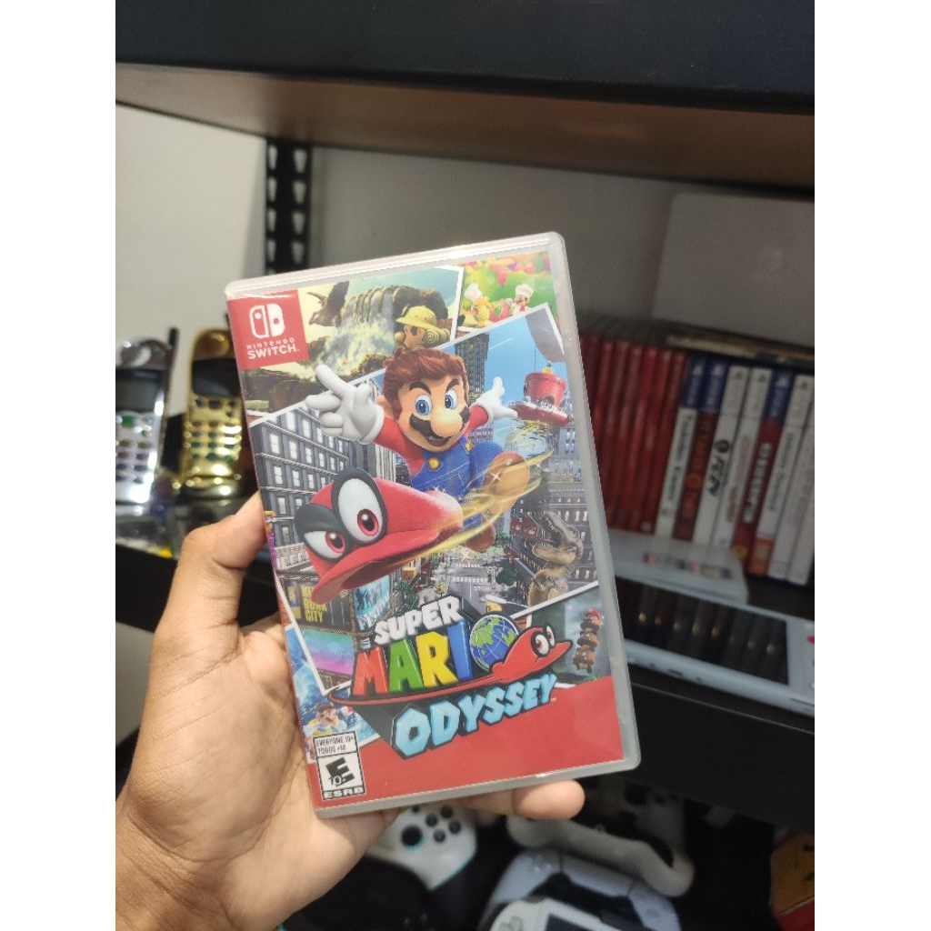 super Mario Odyssey Nintendo switch kaset Nintendo switch super Mario odyssey