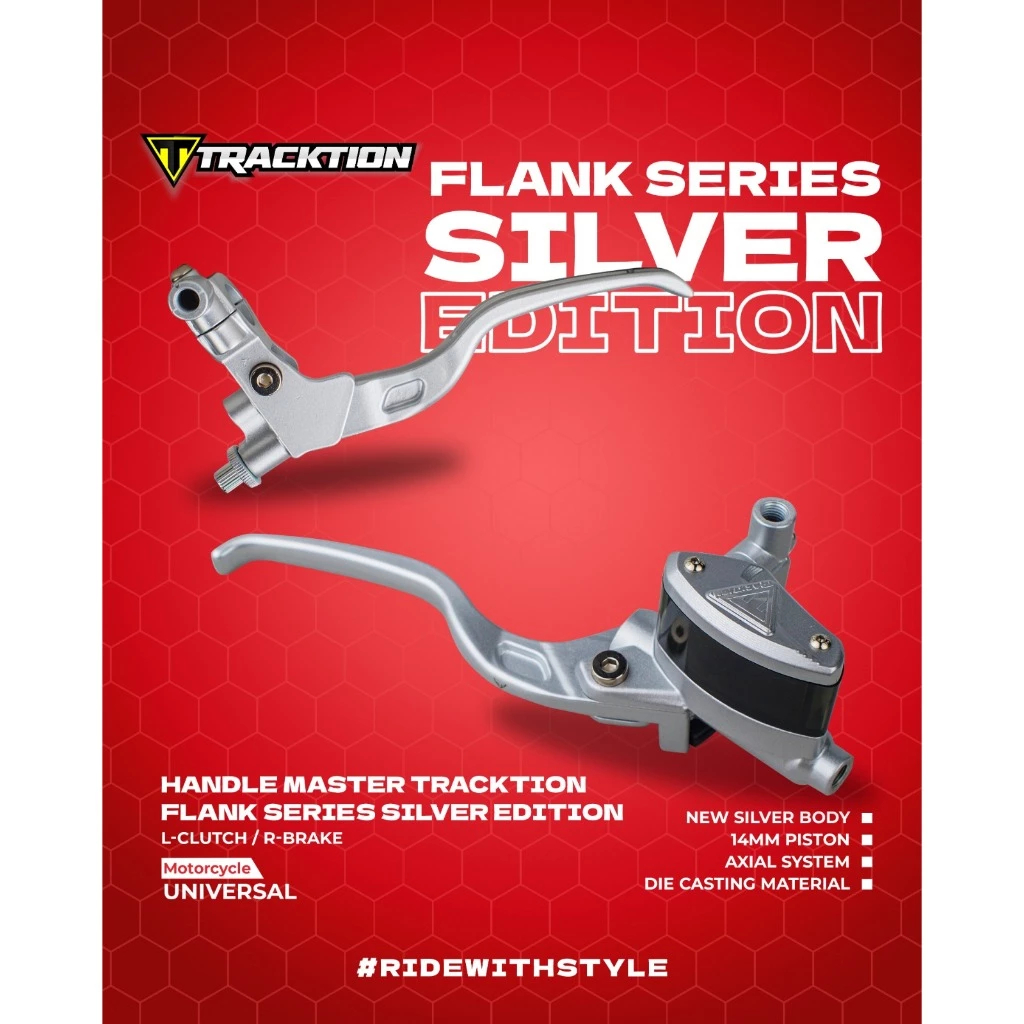 MASTER REM TRACKTION FLANK SET SILVER EDITION BRAKE CLUTCH TRACKTION TAD RACING