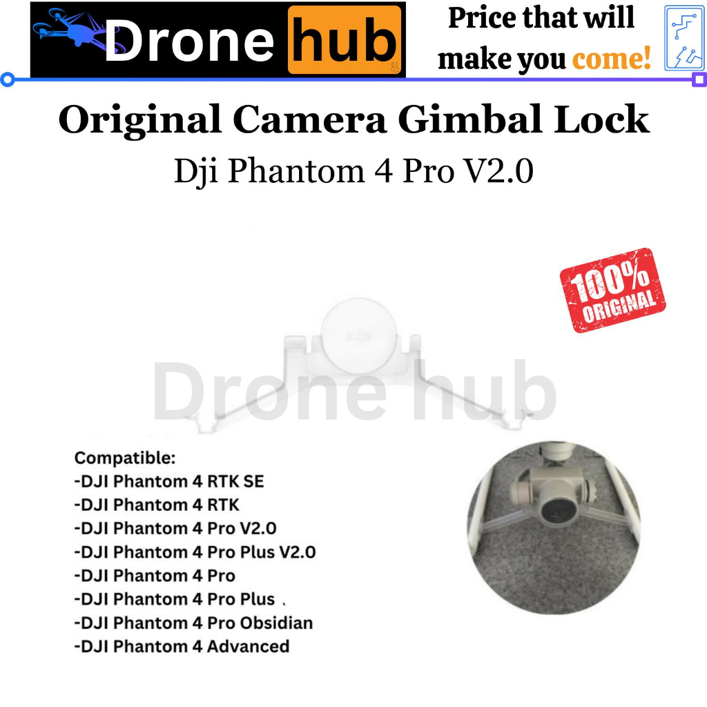 Camera Gimbal Lock Cover DJI Phantom 4 Pro V2.0 DJI Phantom 4 RTK DJI Phantom 4 Advanced DJI Phantom